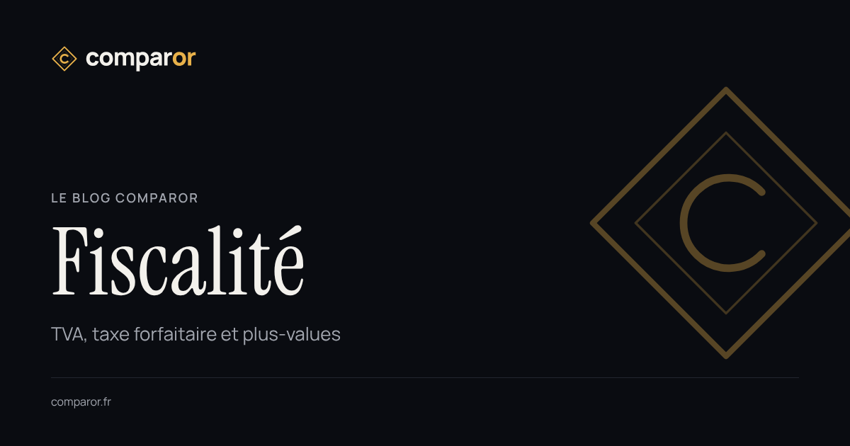 Illustration Comparor — fiscalité de l'or en France